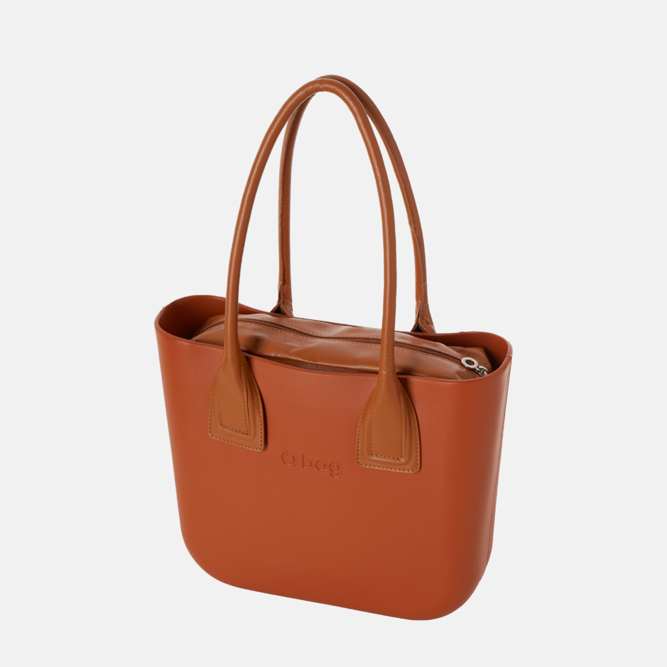 O bag mini koyu turuncu tasarım çanta