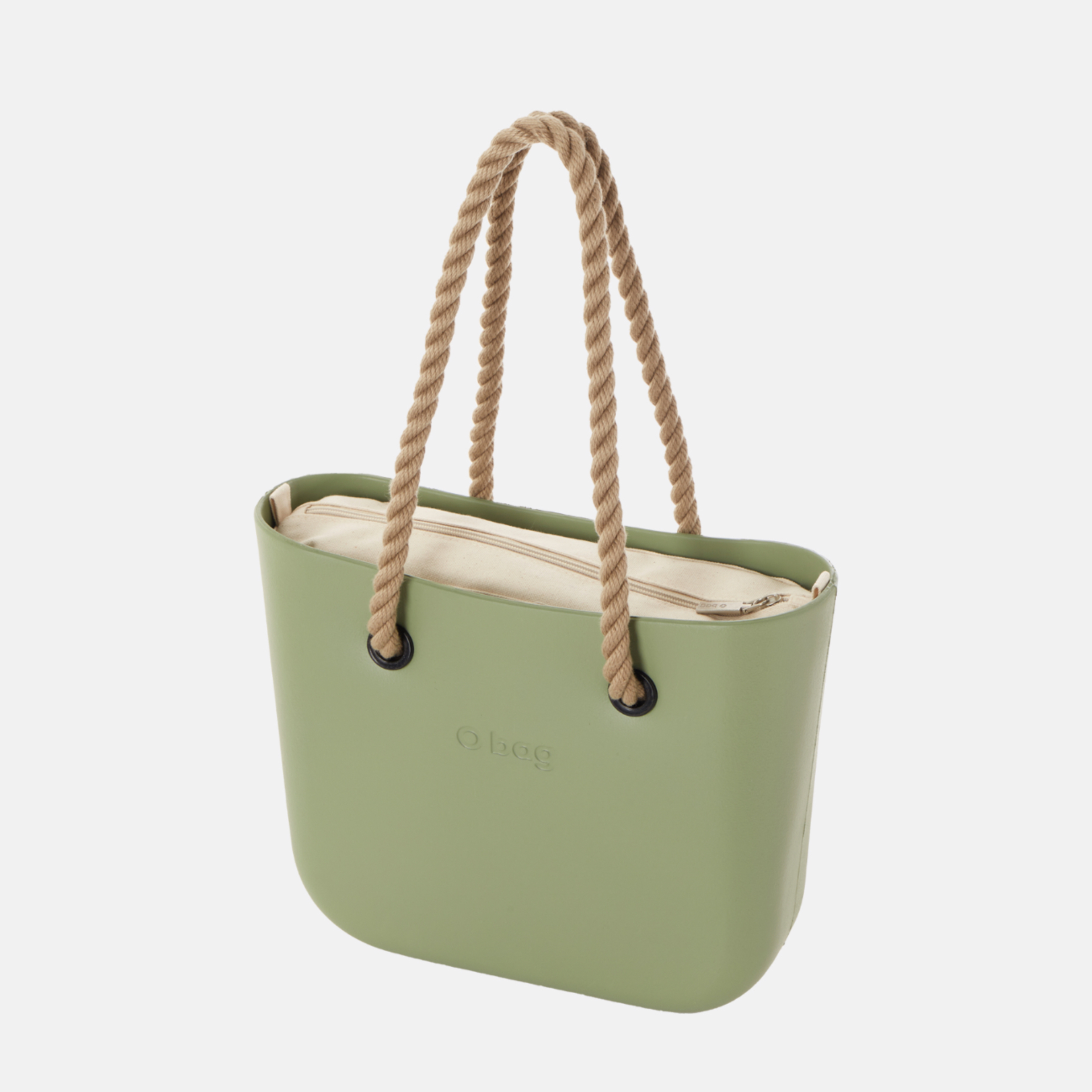 O bag mini liken yeşil tasarım çanta