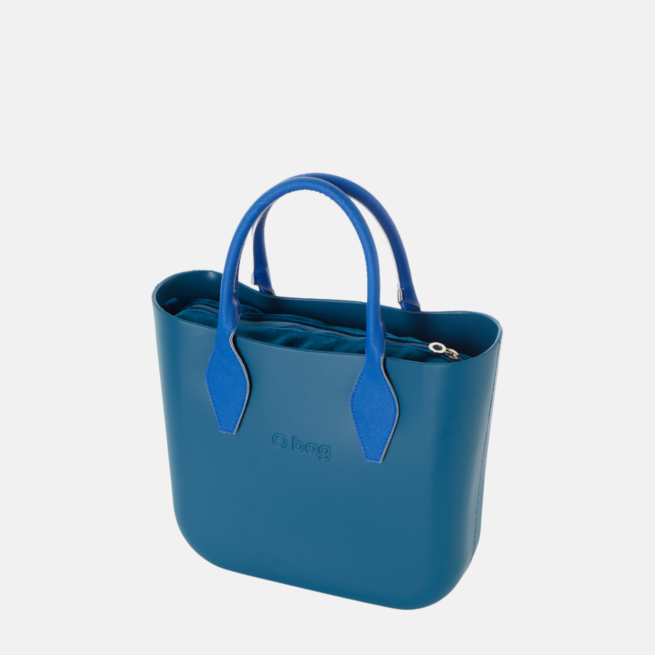 O bag mini lagün mavi tasarım çanta